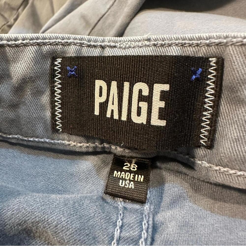 Paige Size 28 Normandie Slim Straight Leg Men's Chinos Pants In Blue Salt - Picture 7 of 11